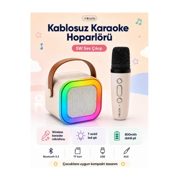 Mikado Naos MD-27BT Bluetooth Hoparlör
