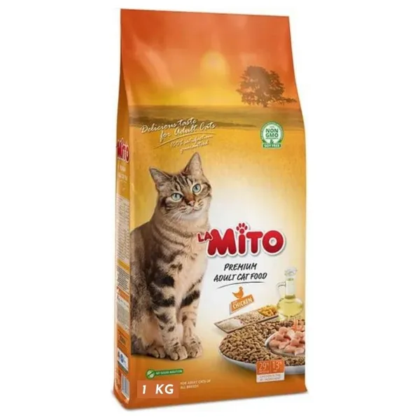 Mito Mix Tavuklu ve Balıklı Yetişkin Kedi Maması 4 x 1 KG