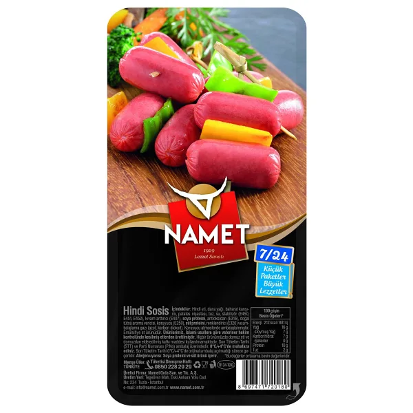 Namet 7/24 140 gr Hindi Sosis