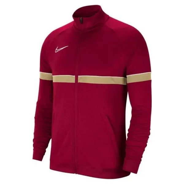 Nike Dri-FIT Academy 21 CW6113-677 Bordo Erkek Eşofman Üstü