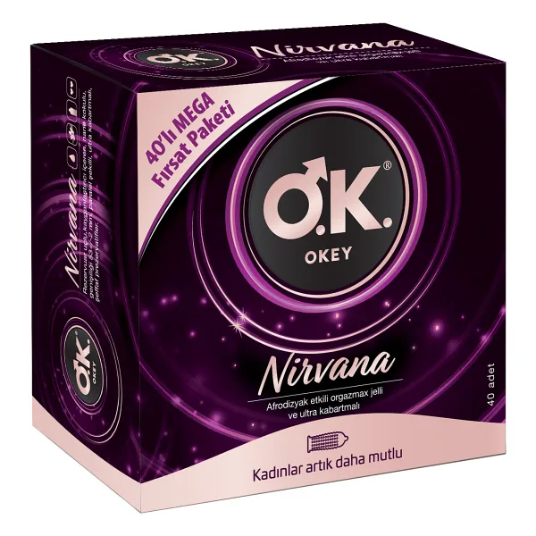 Okey Nirvana 40'lı Prezervatif