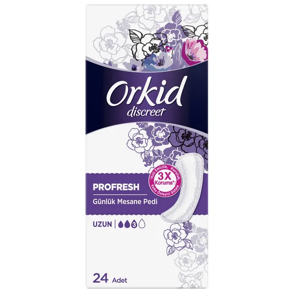 Orkid Discreet Uzun 24'lü Günlük Mesane Pedi