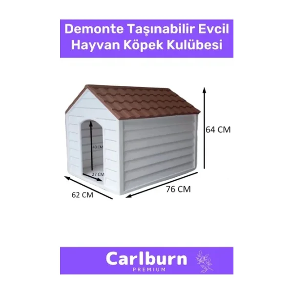 Özel Üretim Portatif Demonte Kolay Kurulum Taşınabilir Bahçe Ev Yazlık Evcil Hayvan Köpek Kulübesi