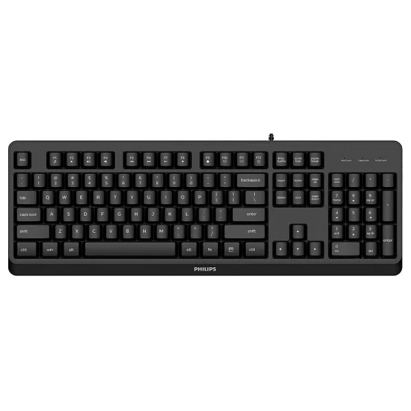 PHILIPS SPK6207BLB STANDART SİYAH USB KABLOLU KLAVYE