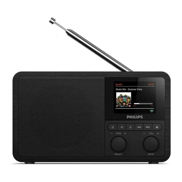 Philips Webradio Dab + Pr802 / 12 Saatli Radyo Dab+ (bluetooth, Bekleme Modu Programlanabilir