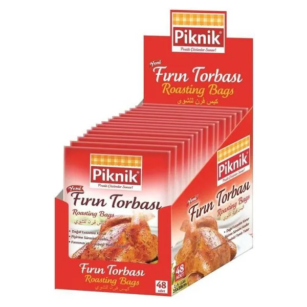 Piknik 8'li Zarf Yanmaz Fırın Torbası