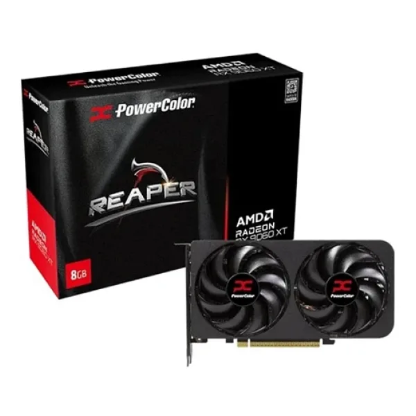 Powercolor Reaper Radeon Rx9060xt 8G-A 8Gb Gddr6 128Bit Gaming (Oyuncu) Ekran Kartı (Kdo)