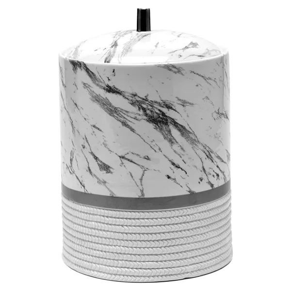 Primanova Bergama Silver Çöp Kovası, Gri