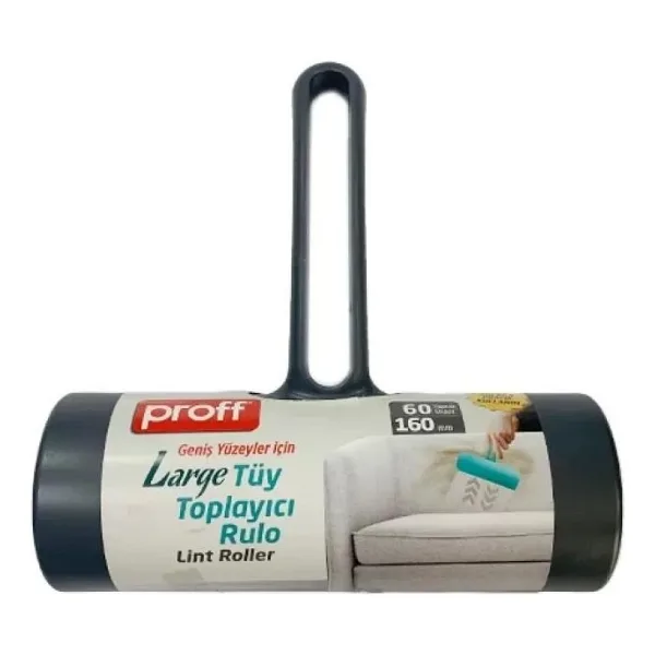 Proff Geniş Evcil Hayvan Yapışkanlı Rulo Tüy Toplayıcı 60 Yaprak - 16 Cm. - 1 Adet