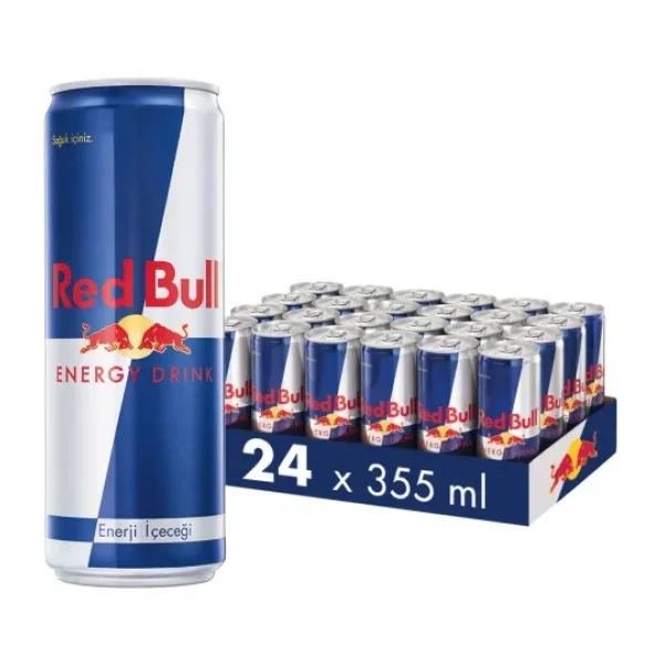 Red Bull 355 ml 24'lü Paket Enerji İçeceği