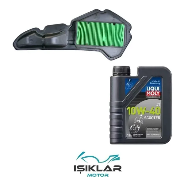 Rks Reale125 Liqui Moly Yağ Ve Hava Filtre Bakım Seti Bs0019