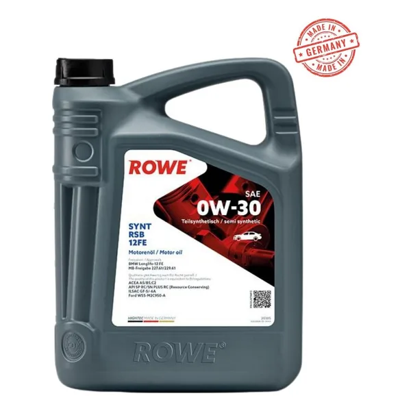 Rowe Hightec Synt RSB 12FE 0W-30 5 lt Motor Yağı