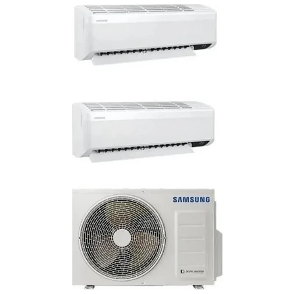 Samsung Windfree 1+2 Sistem (AJ068TXJ3KH-EA) 12+18 BTU İÇ ,6.8 kw Dış A++ Multi Duvar Tipi Klima