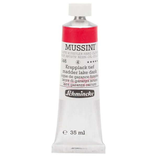 Schmincke Mussini 35 ml 346 Madder Lake Dark Yağlı Boya