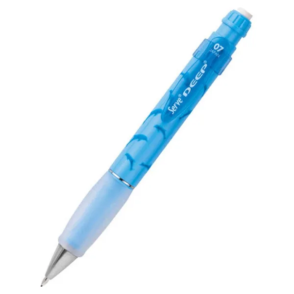 Serve Deep Doğa Teması Yunus Desenli Gök Mavi 0.7 mm Uçlu Kalem