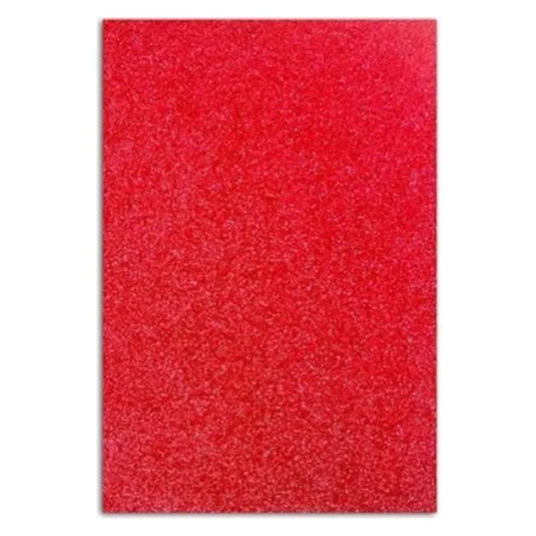 Simli Fon Kartonu 50X70 Kırmızı Rulo Şeklinde