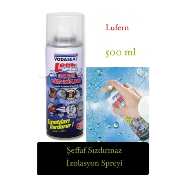Suprey Şeffaf Sızdırmazlık Su İzolasyon Spreyi Mutfak Banyo Araba Tekne Seramik Hortum Metal Yüzey