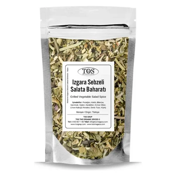 TOS The Organic Spices Maria'nın Izgara Sebzeli Salata Baharatı 500 gr