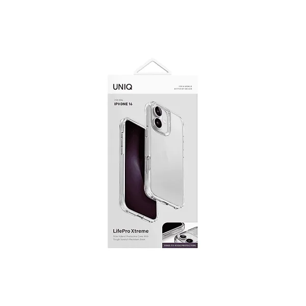 Uniq Lifepro Xtreme İphone 16 Magsafe Uyumlu Telefon Kılıfı - Şeffaf