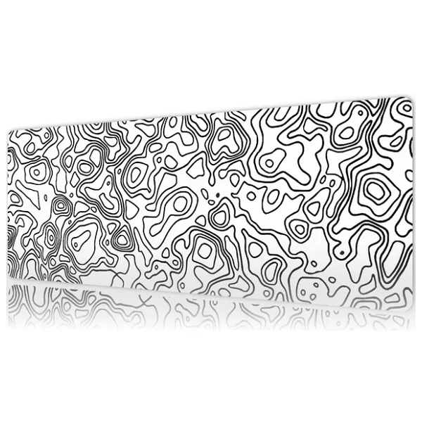 Urzuva Gaming Oyuncu Xl Mouse Pad Kaydırmaz Dikişli Mousepad 80X30 cm - Karışık - Beyaz