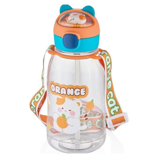 Vagonlife VGN2021 Kedi Figürlü 760 ml Pipetli Matara