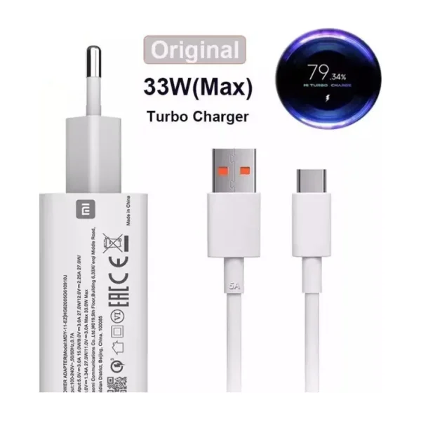 Xiaomi Turbo MDY-11-EZ 33 W Type-C Kablolu Hızlı Şarj Aleti