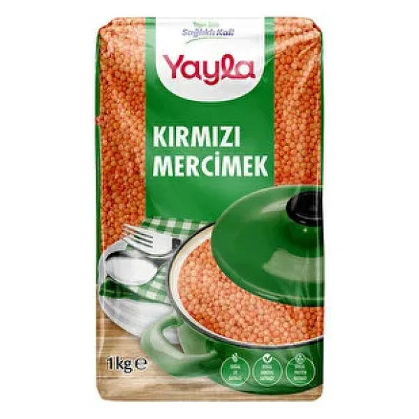 Yayla Kırmızı Mercimek 1 kg