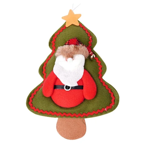 Yılbaşı Çam Ağacı Noel Baba Dekor Süs 16x24 Cm