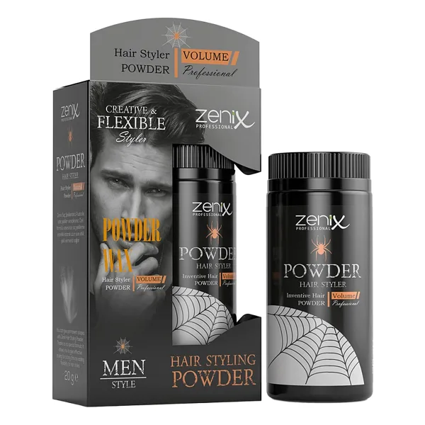 Zenix Hair Powder Inventive Styler 20 g hacimli pudra, matlaştırıcı saç pudrası