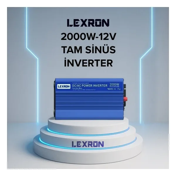 12V 2000W Tam Sinüs İnverter