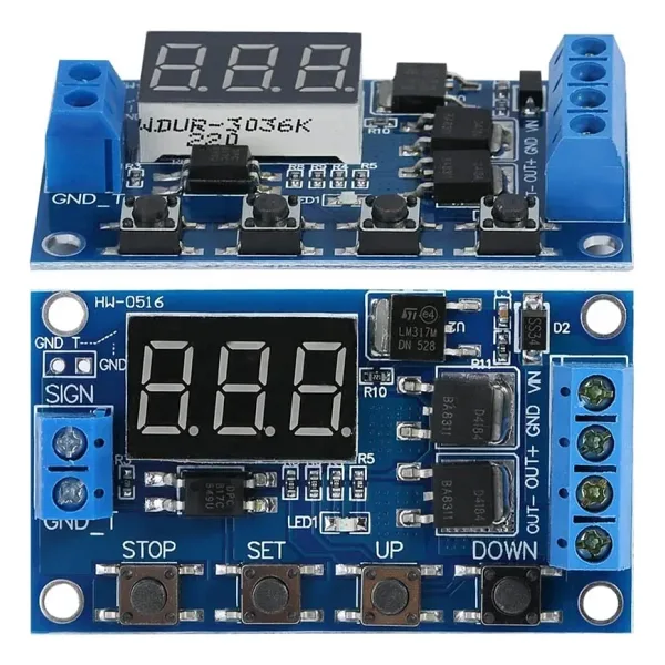6-30V Zaman Ayarlı Mosfetli Modül