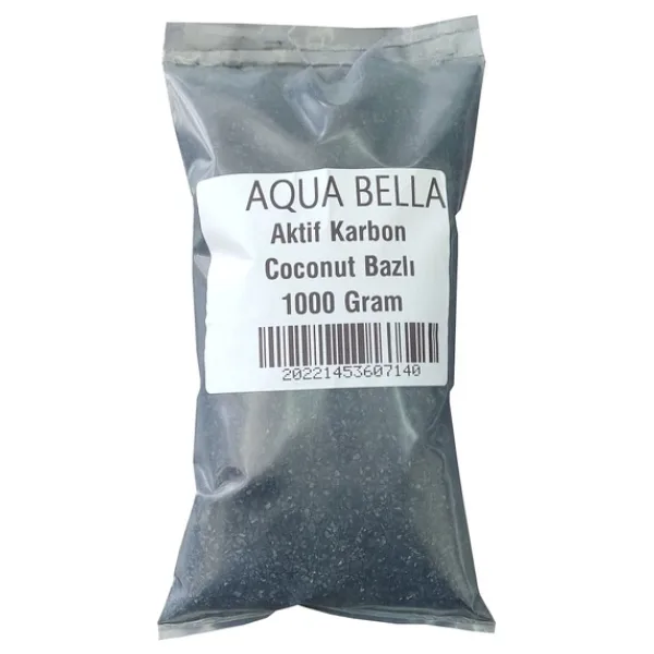 Aqua Bella Su Arıtma Ve Damıtma Için Granül Aktif Karbon Filtresi Coconut Bazlı 1000 Gram