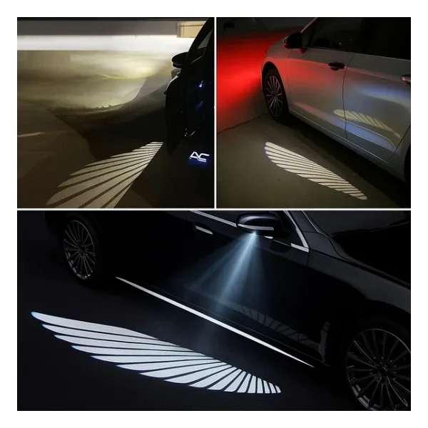 Autogp Üniversal ayna altı led angel kanat
