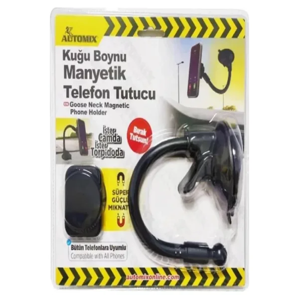 Automix Kuğu Boynu Manyetik Telefon Tutucu
