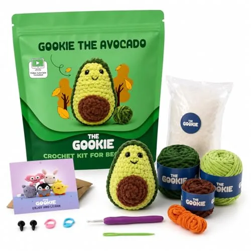 Avokado Amigurumi Tığ Kiti Örgü Seti