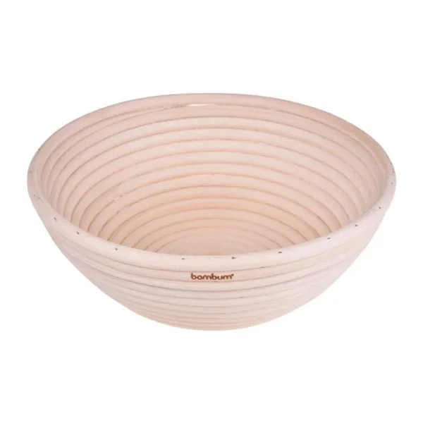 Bambum Puder - Ekmek Mayalama Sepeti Yuvarlak 22 Cm