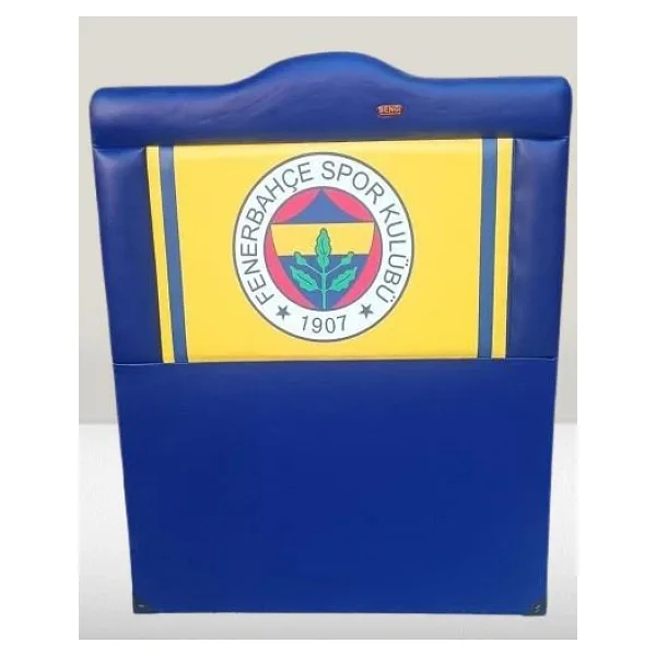 Başlık 90315 DK Tek Kişilik 90 Taraftar FENERBAHÇE Suni Deri Mavi Kumaş El Yapım