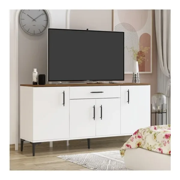 Betroya LAURA Konsol, Tv Sehpası, Tv Ünitesi, Kahve Köşesi, Banyo Dolabı, Çok Amaçlı Dolap