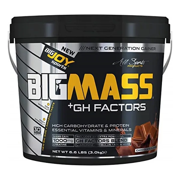 BigJoy BigMass GH Factors Karbonhidrat Tozu 3000 gr Çikolatalı