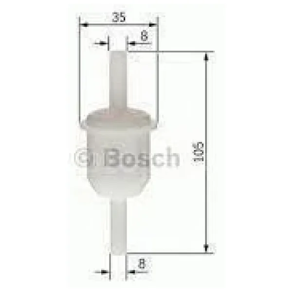 Bosch Peugeot 405 1.6 06.1992 - 04.1997 Benzin Filtresi