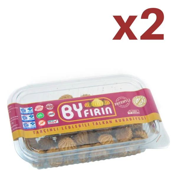 By Fırın Tarçınlı Leblebili Talkan Kurabiyesi 2'li 200 gr