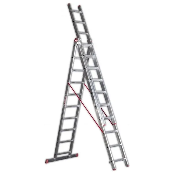 Cömert 3 Parçalı Sürgülü A Tipi Merdiven 3x2=6 Mt Sat Tipi