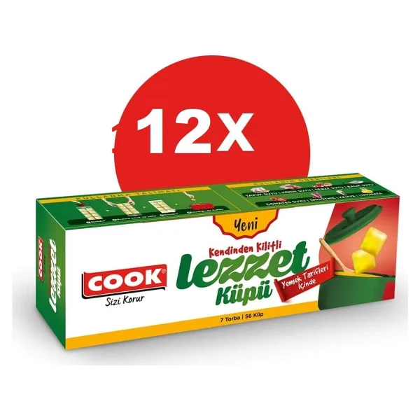 Cook Kendinden Kilitli Lezzet Küpü 7'li Torba