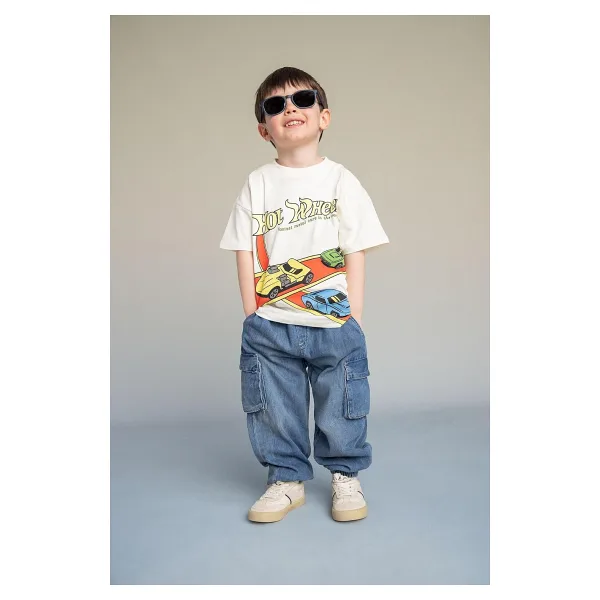 DeFacto %100 Pamuk Jogger Fit Jean Pantolon Erkek Bebek G6143A526SP
