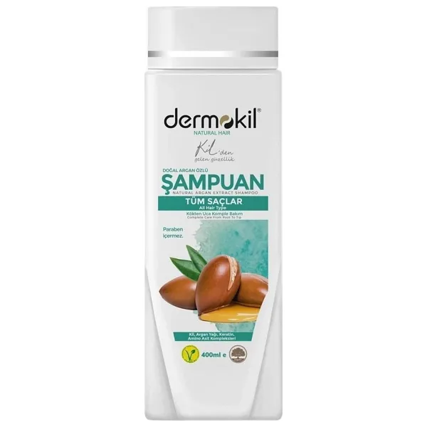 Dermokil Vegan Doğal Argan Özlü 400 ml Şampuan