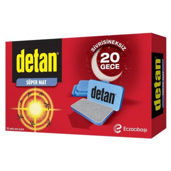 Detan Süper Mat Tablet 20'li