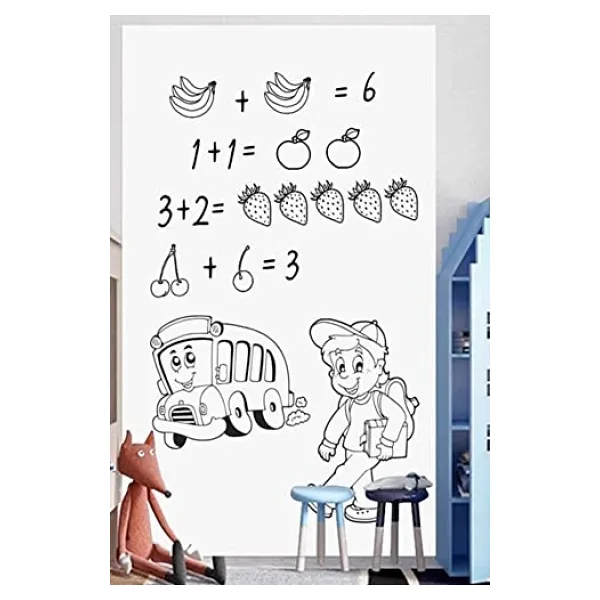 Duvara Yapışan Yapışkanlı Beyaz Yazı Tahtası Sticker Board 1430
