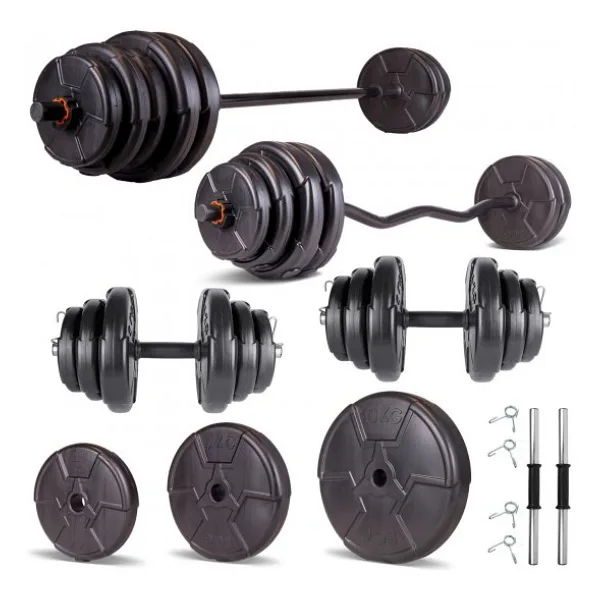 Ecg Hero Serisi 88 kg Z Bar Dambıl ve Halter Seti