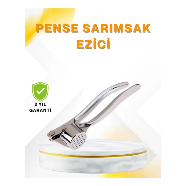 Eco Lounge Metal Sarımsak Ezici Ergonomik Tutma ve Güçlü Presleme