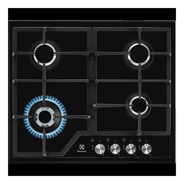 Electrolux EGS6436K Wok Gözlü Cam Ankastre Ocak